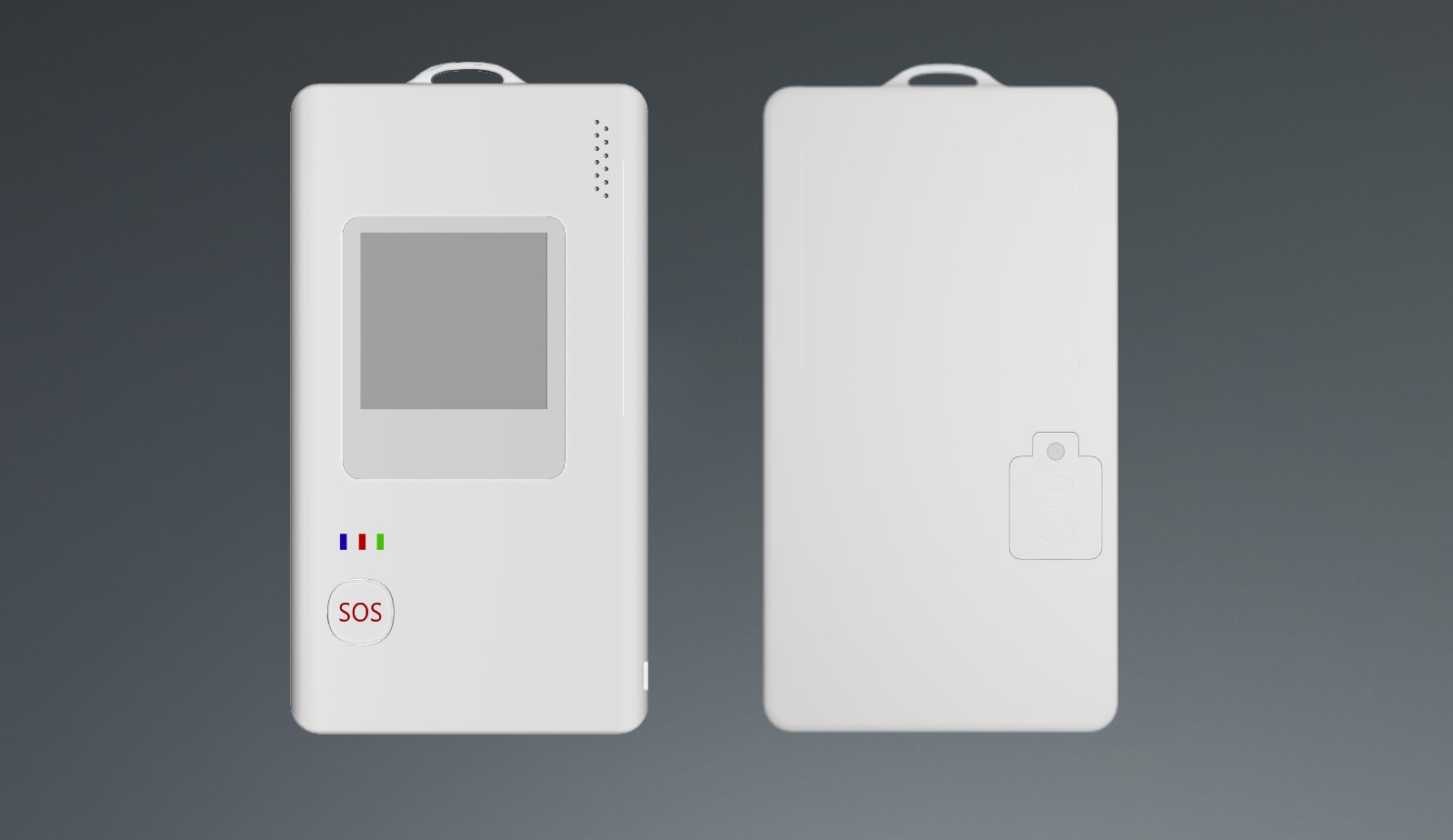 雙頻RTK北斗+UWB+藍(lán)牙帶顯示屏人員定位識別胸卡/工牌